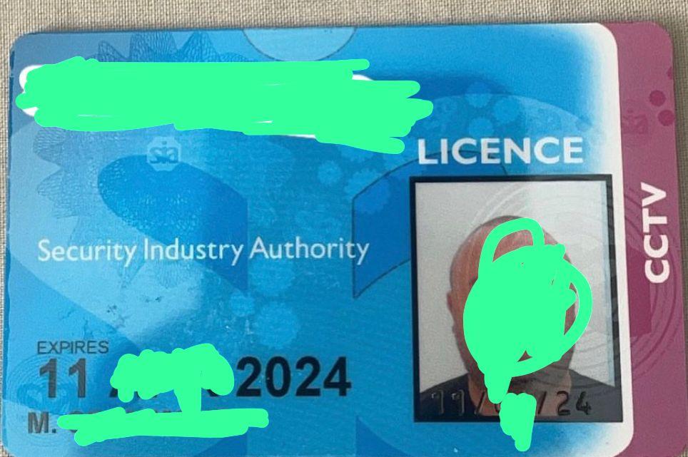 Buy Fake SIA licence