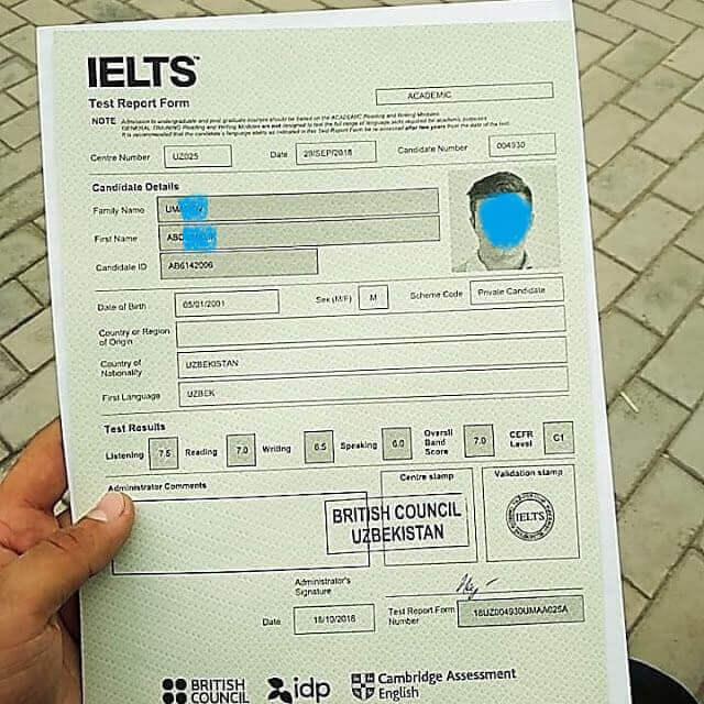 Buy Genuine IELTS certificate